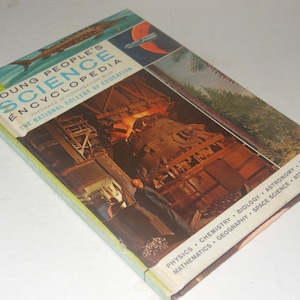 Vintage Young People&#39;s Science Encyclopedia Hardcover Book Vol.17 Sp-Su
