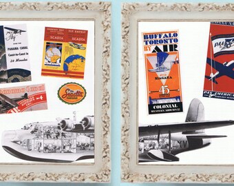 Historia de 2 pedazos del vuelo impresiones