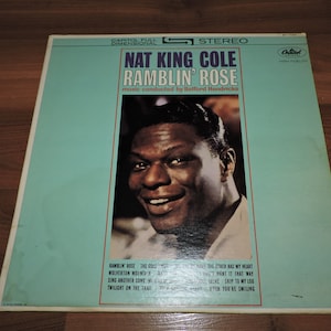 Nat King Cole - Disque vinyle LP Ramblin&#39; Rose Jazz 12&quot;