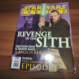 Star Wars Insider Magazine Issue #43 1999 Liam Neeson Qui-Gon Jinn Cover
