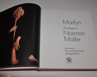 Vintage Marilyn Monroe Hardcover Book Marilyn the Classic by