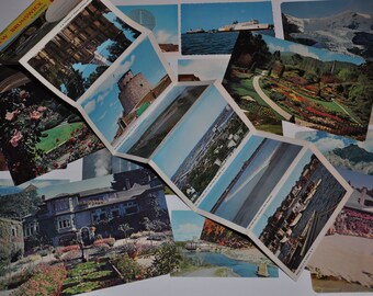 Lot De cartes postales canadiennes vintage Lot De Cartes Postales Originales