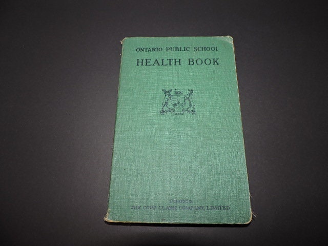 Vintage School Health Book - Etsy Canada