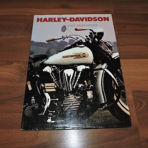 Harley-Davidson Vintage Large Hardcover Book With Dust Jacket