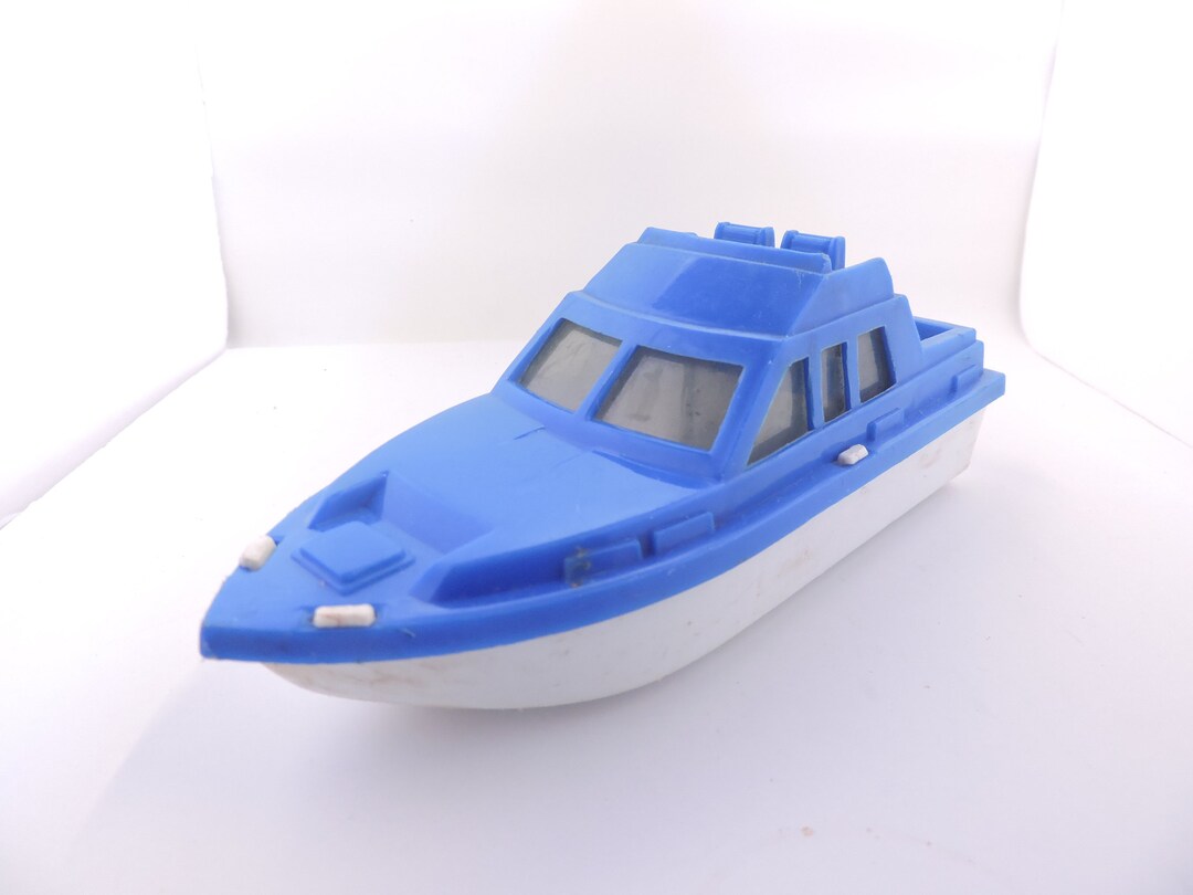 Vintage Plastic Toy Boat by Tootsie Toy USA Etsy