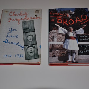2x Charlie Farquharson&#39;s Books Lot  Vintage Humorous Books