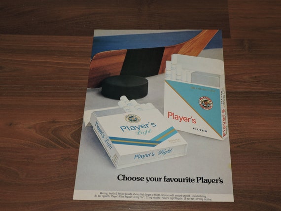 7x Marlboro, Players, Kool Etc. 1970s & 80s Cigarette Tobacco Vintage Print  Advertisements