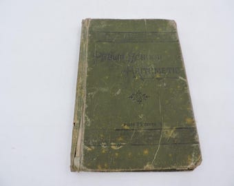 1900  Public School Arithmetic And Mensuration Hardcover Text Book