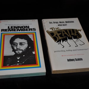 The Beatles and Lennon Remembers Lot Of Two Vintage Softcover Books
