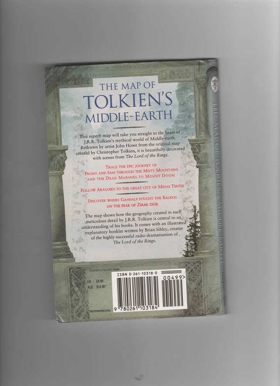 The Map of Tolkien's Middle-earth Brian Sibley, John Howe 1994