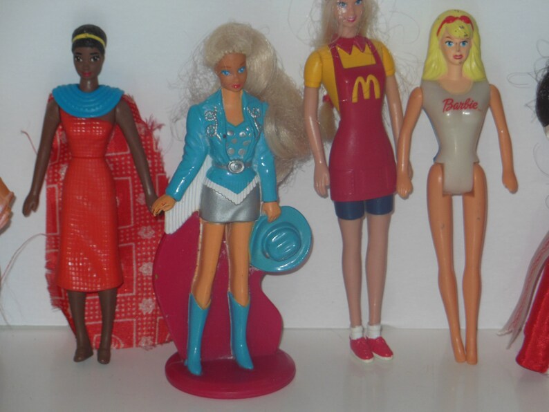 Vintage Barbie Mcdonalds Happy Meal Toys Lot 1990s - Etsy