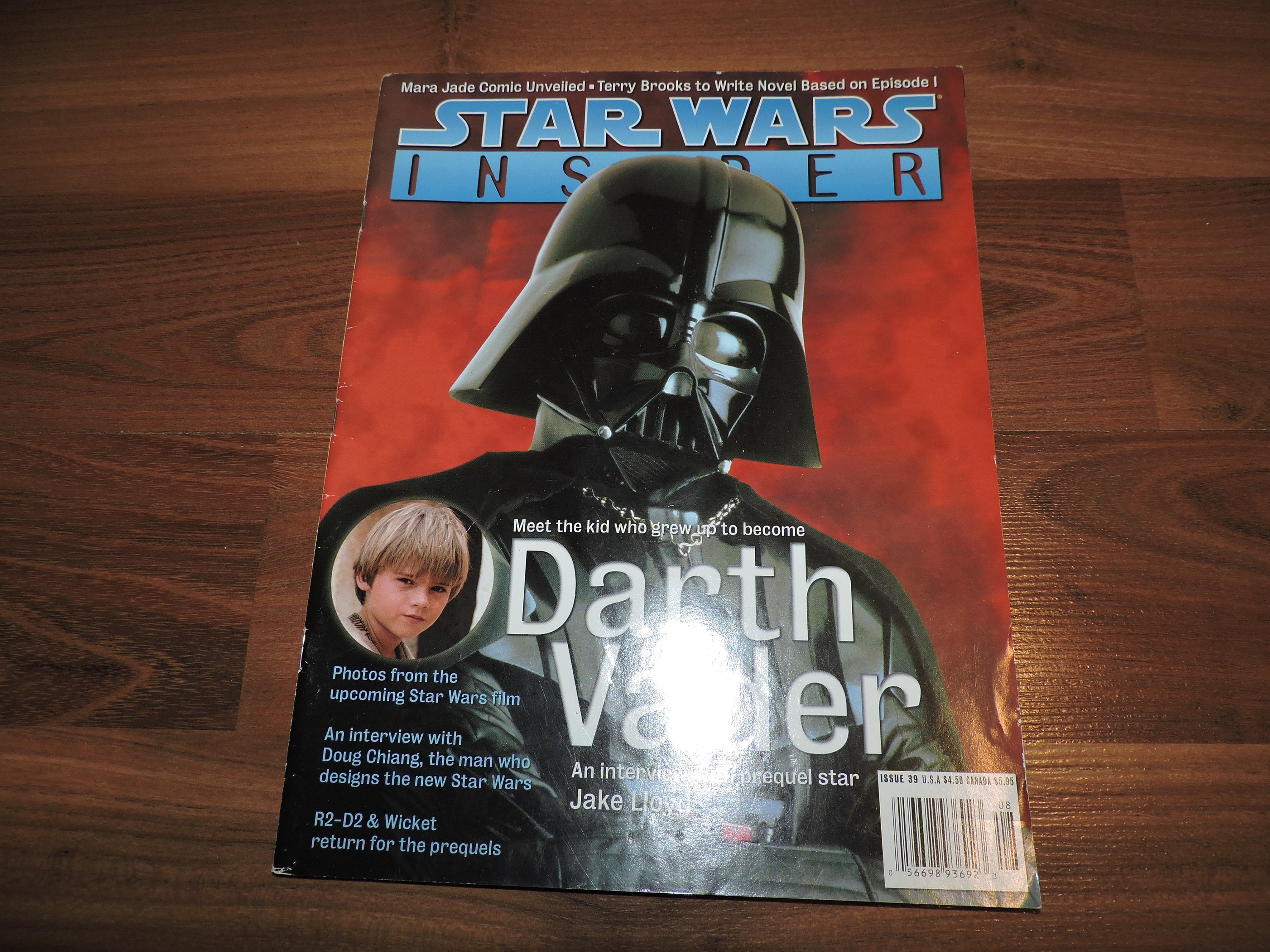 Star Wars Insider Magazine Issue #39 1998 Jake Lloyd Darth Vader