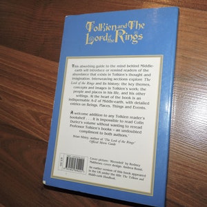 Tolkien and the Lord of the Rings A Guide to Middle Earth by Colin ...