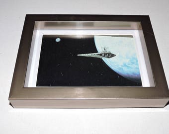 Framed Vintage Star Wars Print - Star Destroyer