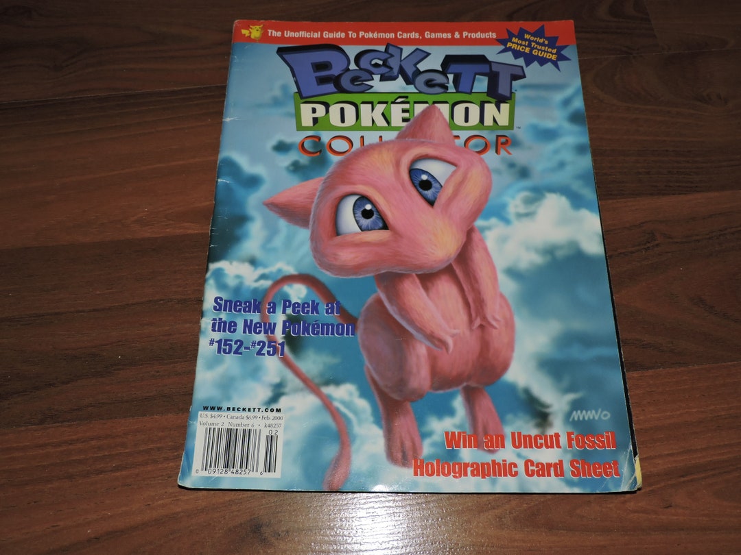 Beckett Pokemon Collector Magazine / Price Guide Book Feb. 2000 - Etsy