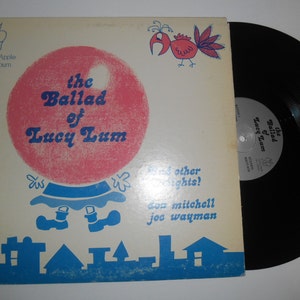 1977 The Ballad of Lucy Lum Childrens Folk Vinyl 12&quot; Record LP