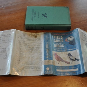 A Field Guide To The Birds East Of The Rockies Vintage Hardcover  Book With Dust Jacket