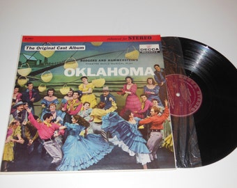 Oklahoma Rodgers and Hammerstein Decca 12" LP Vinyl Record
