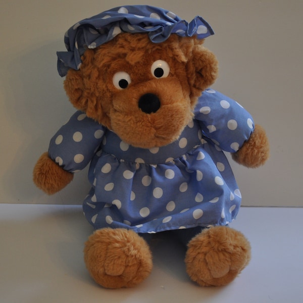 Berenstain Bears Vintage Cartoon Character Plush Soft Stuffed Toy