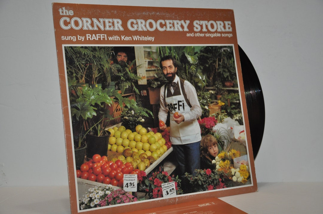 Raffi Records the Corner Grocery Store Vintage Vinyl Childrens 12