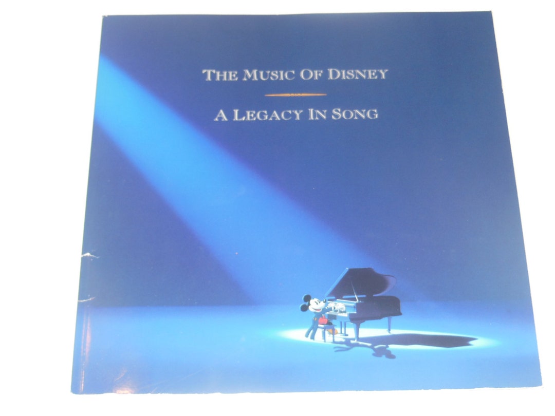 The Music of Disney A Legacy in Song Vintage Softcover Book - Etsy