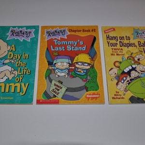 3x Rugrats Vintage Softcover Books