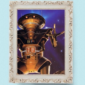Futuristic Robot 1970s Science Fiction / Fantasy Art Print