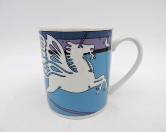 1981 Takahashi San Francisco Unicorn / Pegasus Vintage Coffee Tea Mug
