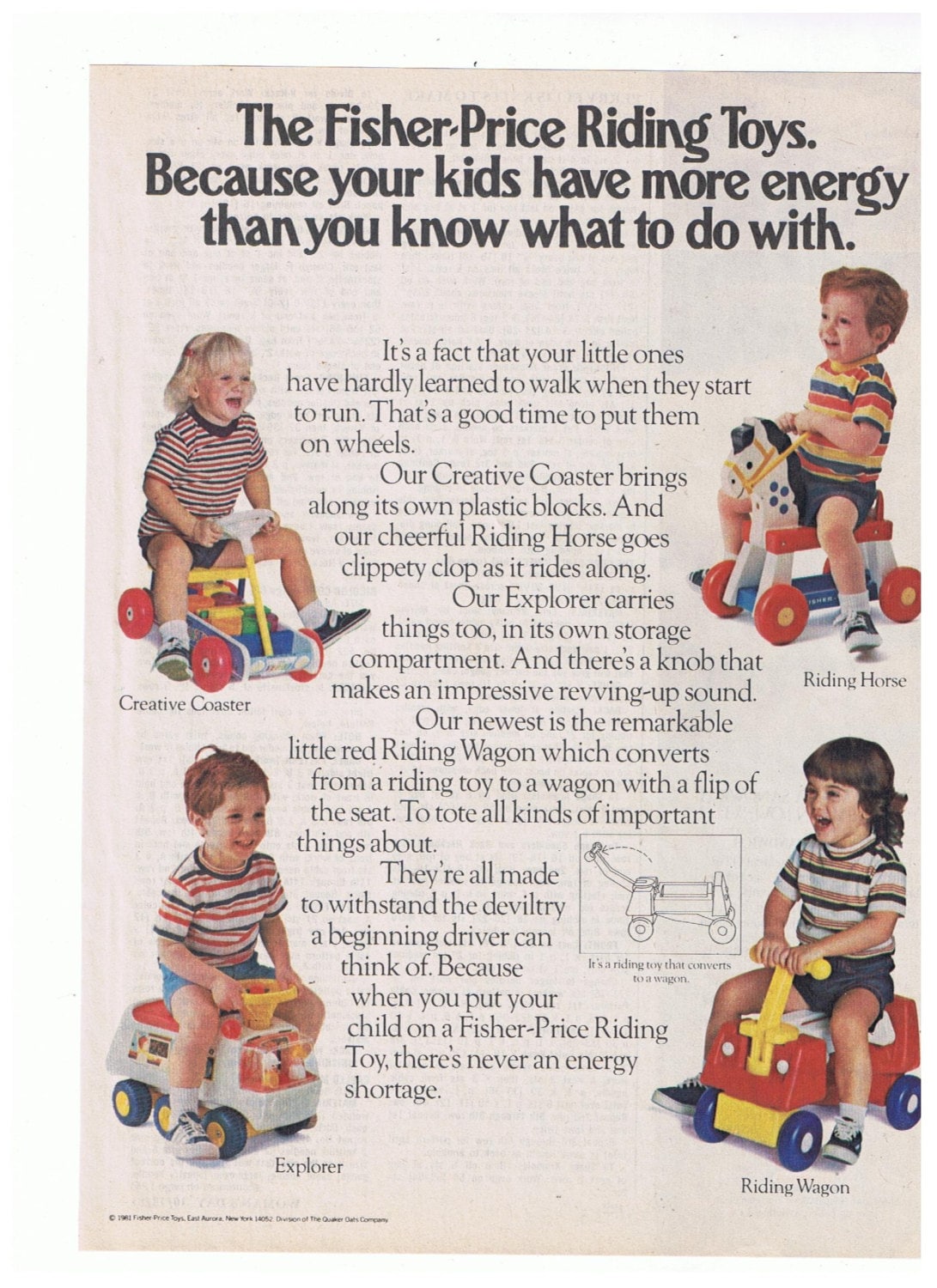 Fisher price riding best sale horse on wheels