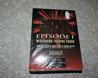 Sealed Box of Star Wars Episode 1 Topps Widevision Special Collect's Edition