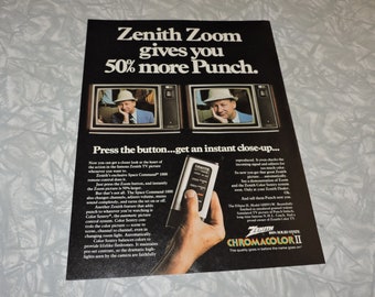 2x Authentic Zenith Television Advertisements