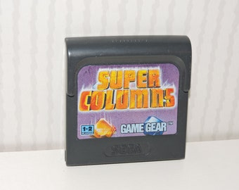 SEGA Game Gear Super Columns Video Game Cartridge 1995