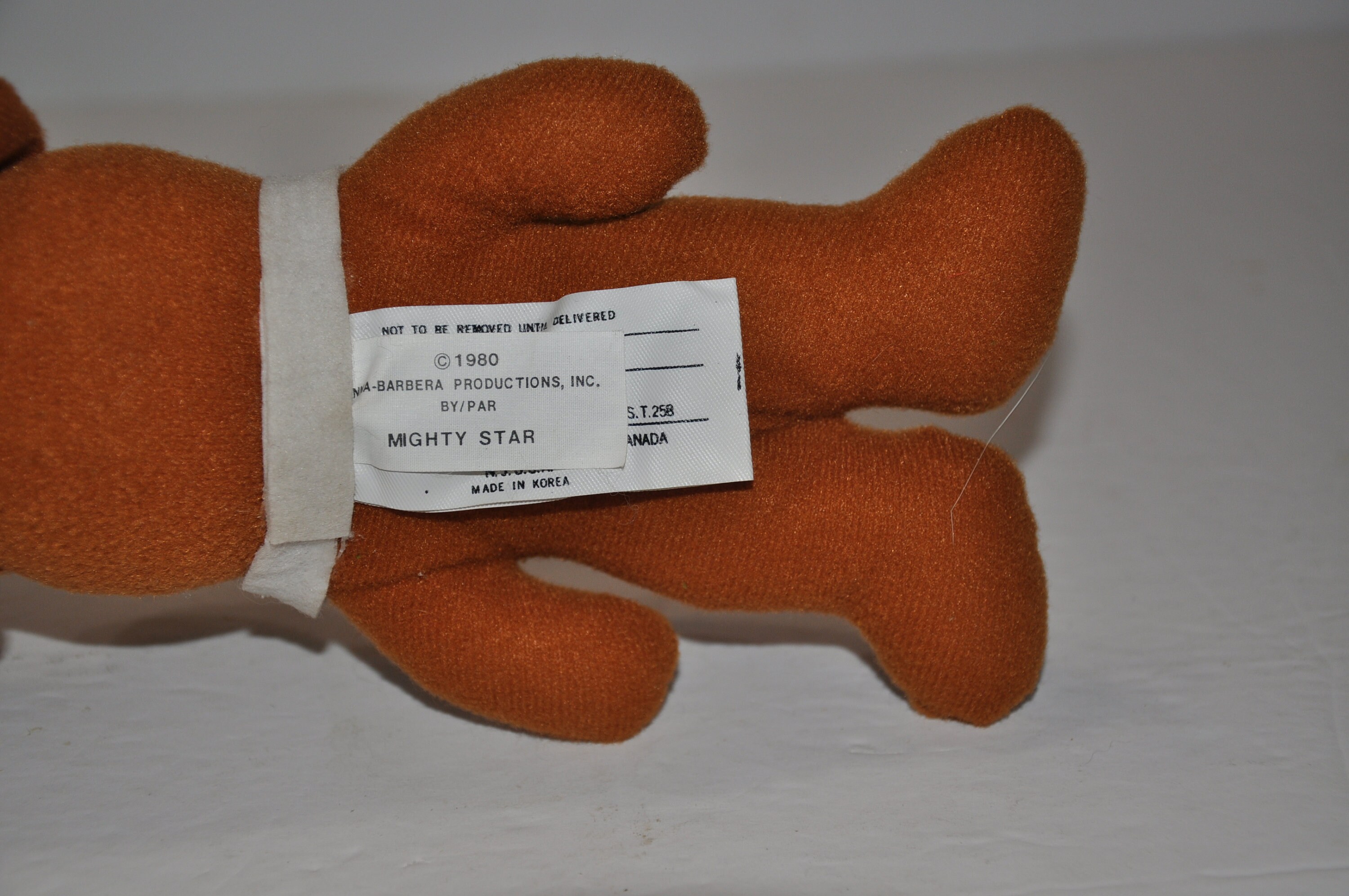 Vintage Yogi Bear Plush 1980 Hanna Barbera by Mighty Star VG