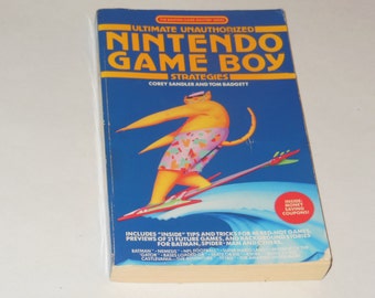 Nintendo Game Boy Strategies Vintage Softcover Book