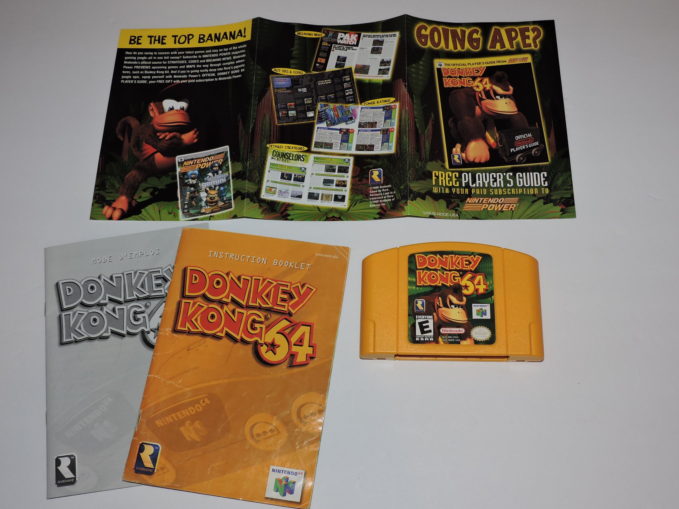 1999 N64 Donkey Kong 64 Authentic Nintendo 64 Video Game | Etsy