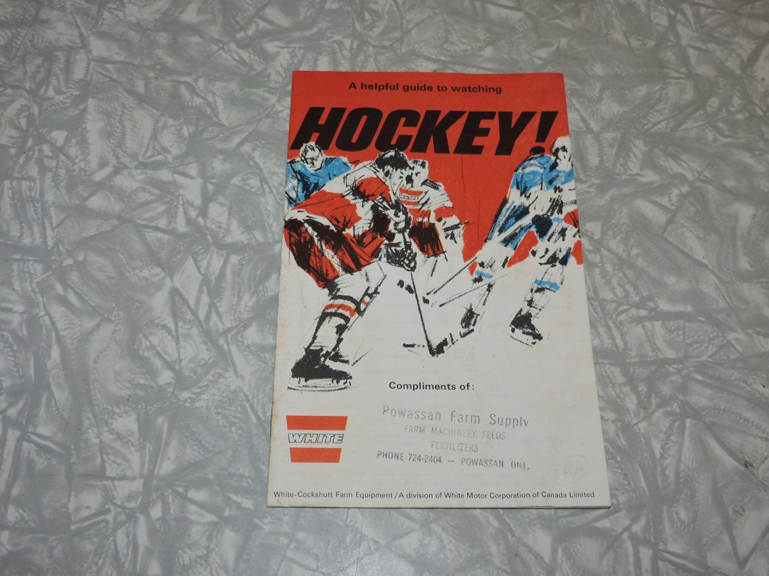 A Helpful Guide to Watching Hockey Complimentary Hockey Softcover Booklet From Farm Supply Store