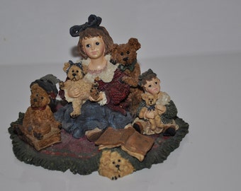 Der Bärensammler - Boyds Bears Kind von gestern Dollstone Collection Vintage Boyd's Figur