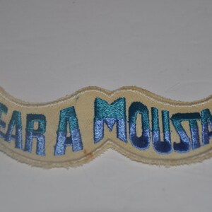 Vintage ''Bär mustasch''-märke