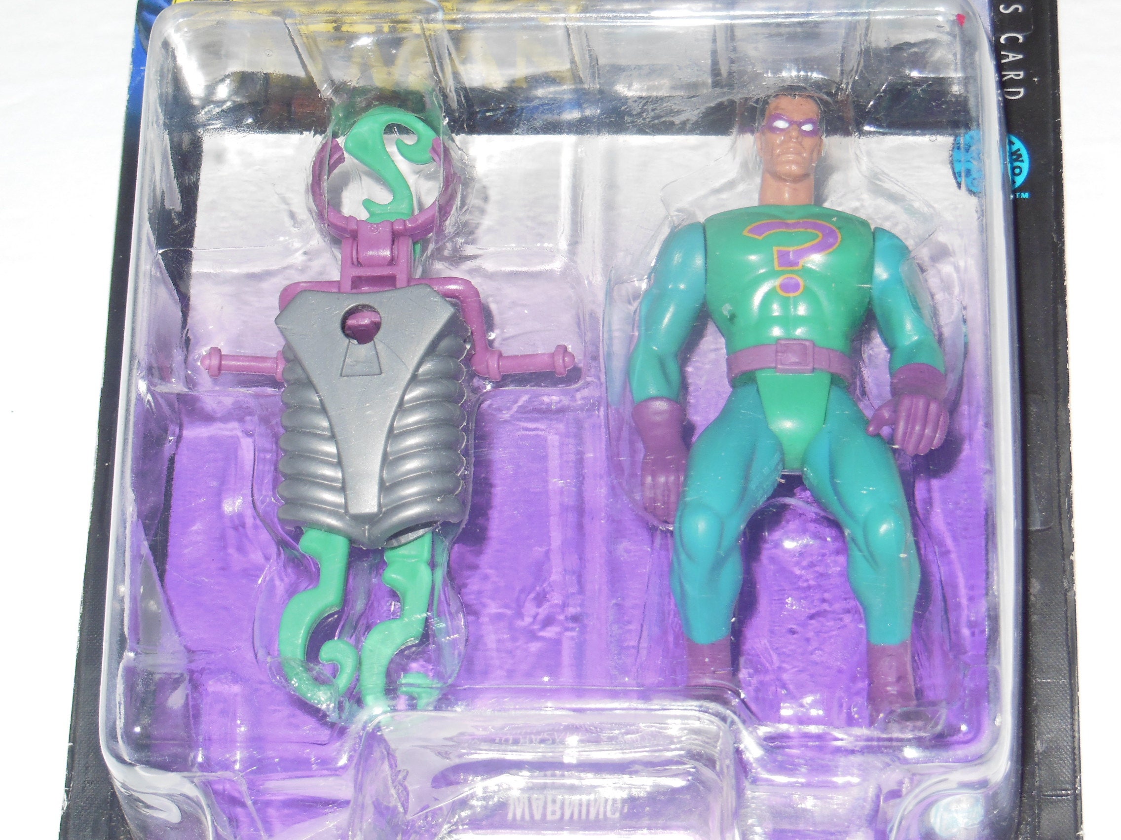 The Riddler Question Mark Fire The Riddler With Firing Question Mark Launcher 1995 Vintage Legends of ...