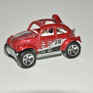 Hot Wheels Baja Bug 1983 Red VW Vintage Volkswagon Die-cast Car
