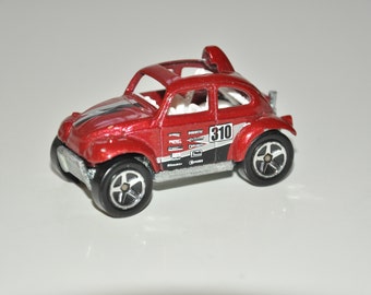 Hot Wheels Baja Bug 1983 Red VW Vintage Volkswagon Die-cast Car