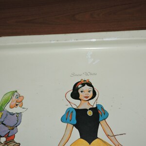 Large Vintage Walt Disney Snow White and the Seven Dwarfs Tray - Etsy