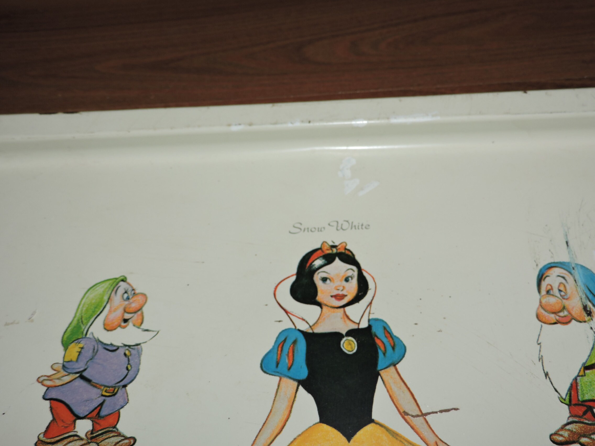Large Vintage Walt Disney Snow White and the Seven Dwarfs Tray - Etsy