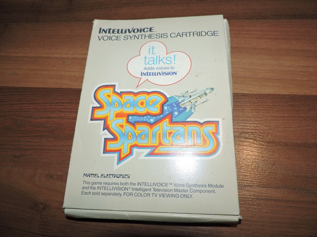 Complete 1979 Space Spartans Intellivision Video Game Cartridge With ...