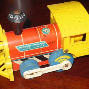 1964 Fisher Price Toot Toot Toy Train