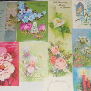 Beaucoup de Vintage 10 ont utilisé les cartes de voeux