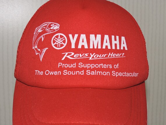 Vintage YAMAHA Owen Sound, Ontario, Canada Fishing Derby Snapback Hat