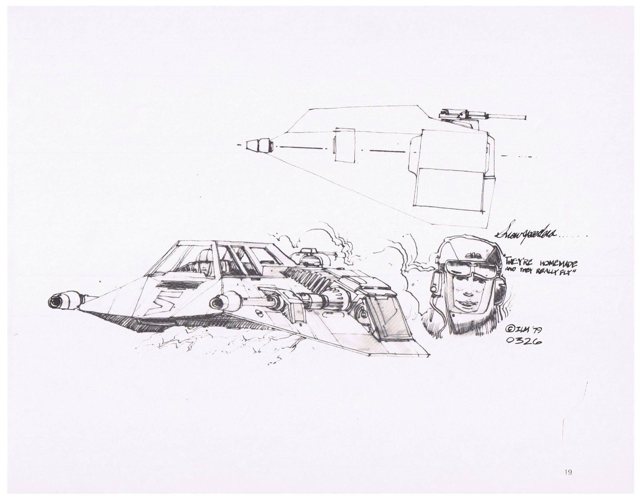 SNOWSPEEDER Original 1980 Star Wars the Empire Strikes Back