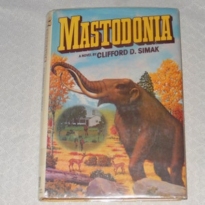 Mastodonia Vintage gebundene Science-Fiction-Buch-Clifford D. Simak