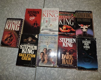 Set aus 9 Stephen King Horror/Thriller Softcover Büchern